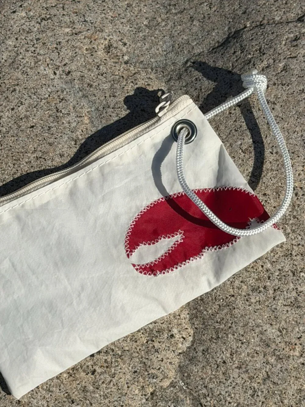 NWT Maine Seabags Medium Size Red Lobster Wristlet - RARE FIND!